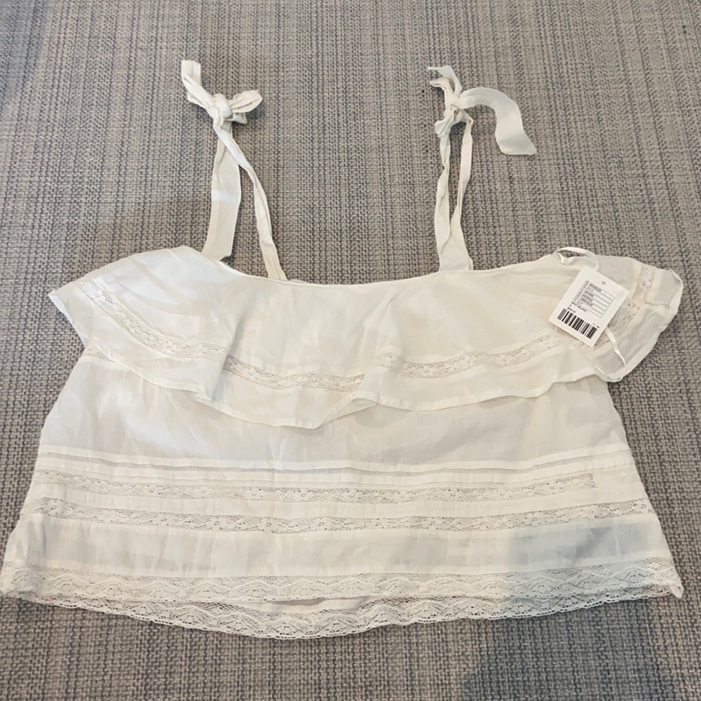 Urban Outfitters White Crop top
